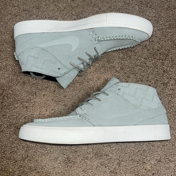 Nike SB Zoom Air Stefan Janoski Mid RM Crafted Suede Jade Horizon 8 - Picture 4 of 11